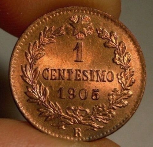 Centesimo 1905 valore fior - centesimo,