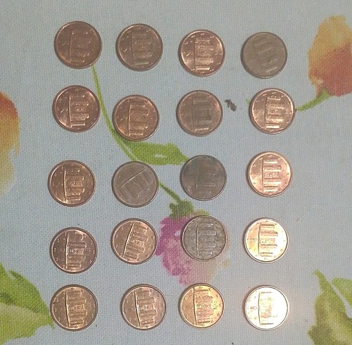 Monete centesimo di euro - un,