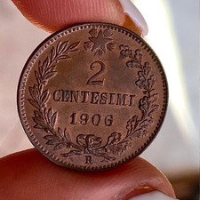 2 CENTESIMI 1906 VALORE