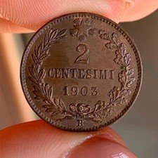 2 CENTESIMI 1903 VALORE