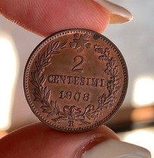 2 CENTESIMI 1908 VALORE FIOR