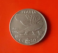 50 CENTESIMI 1940 ERRORE -