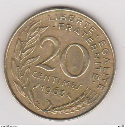 1963 francia moneta in - ,